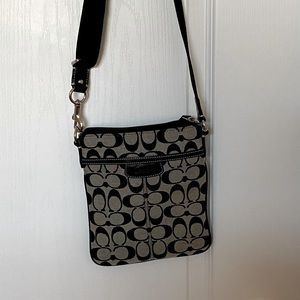 COACH Canvas Cross-body Bag - Black